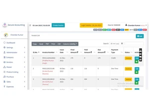 secureaccounting dashboard