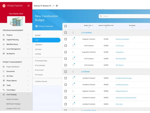 projectmates-software-budget