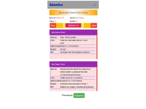 edumitra homework management