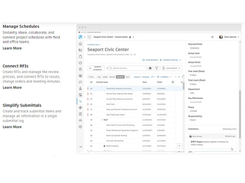 autodesk construction cloud project management
