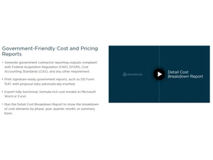 propricer govt friendly cost