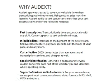 audext features