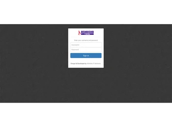 ashrisha gym management software login page