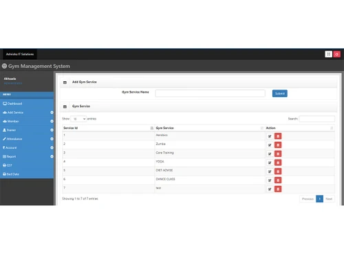 ashrisha gym management software service name