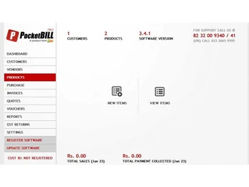 pocketbill dashboard
