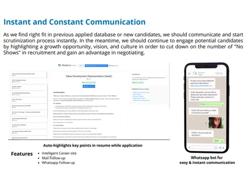 metahire instant communication