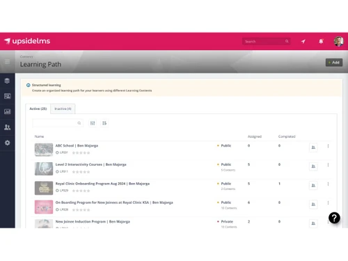 upsidelms software-learning