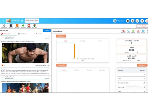 gymos dashboard