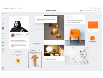 milanote organize visually