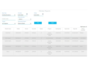 fitness manager member reports
