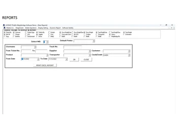Ebiz Weighbridge Software reports