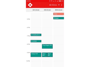 clinicia appointments