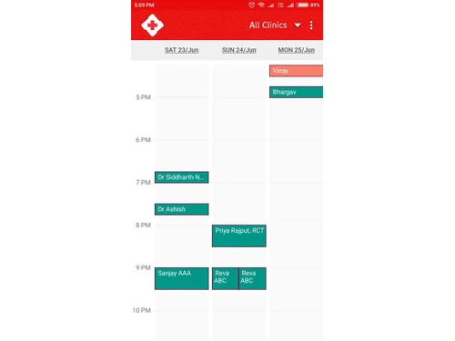 clinicia appointments