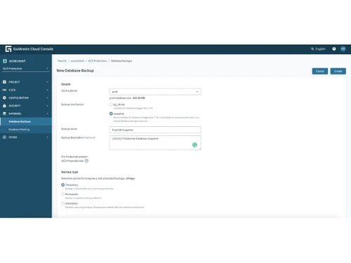 guidewire insurancesuite-backup