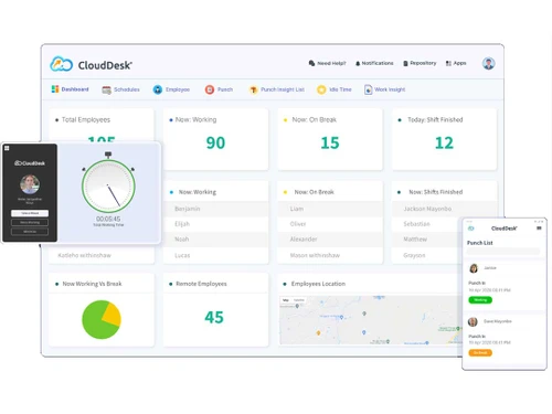 clouddesk schedules