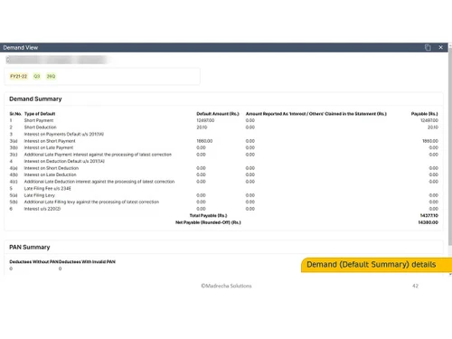 jamku portal demand summary