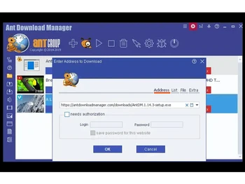 ant download manager dashboard