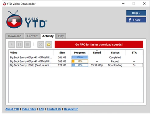 ytd video download task