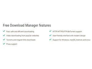 free download manager features