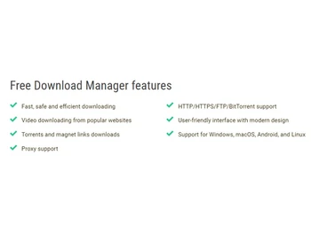 free download manager features