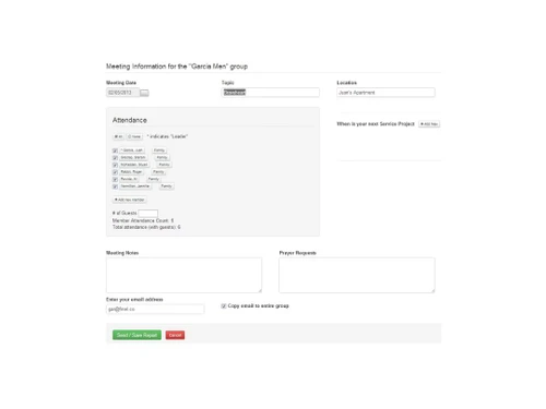 churchteams volunteers