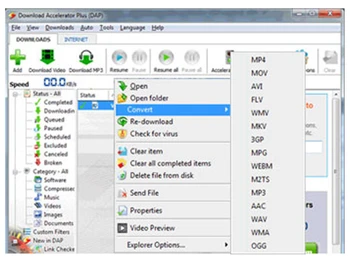 speedbit download status