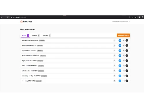 runcode programming languages