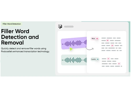 podcastle filler word detection
