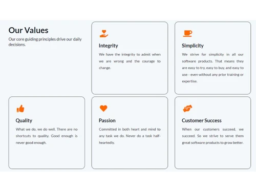 Yuvaasoft POS values
