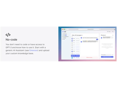 quickchat no code platform