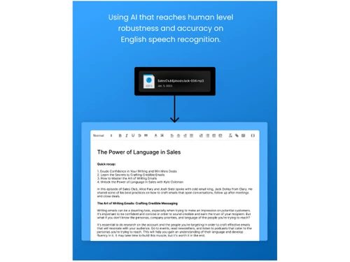 voicepen speech to text