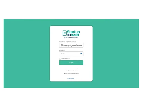 startuphrtoolkit login