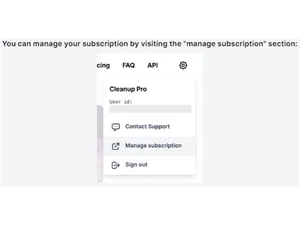 cleanup pictures manage subscriptions