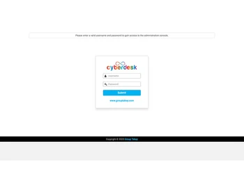 cyberdesk login
