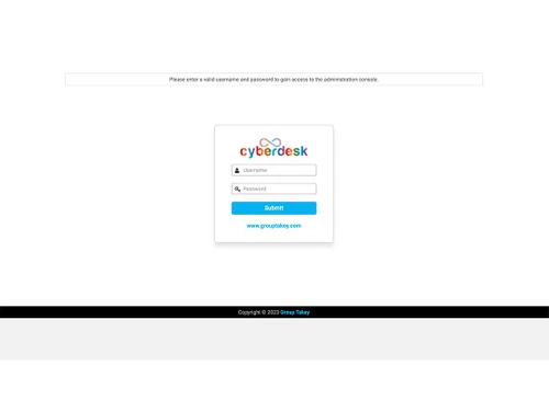 cyberdesk login