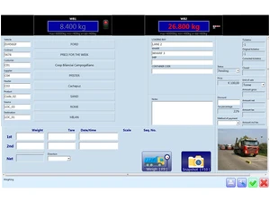 Weightron Weighbridge Software billing display