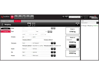 truckflow software-weight