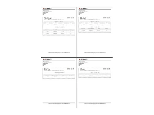 geminatec invoices