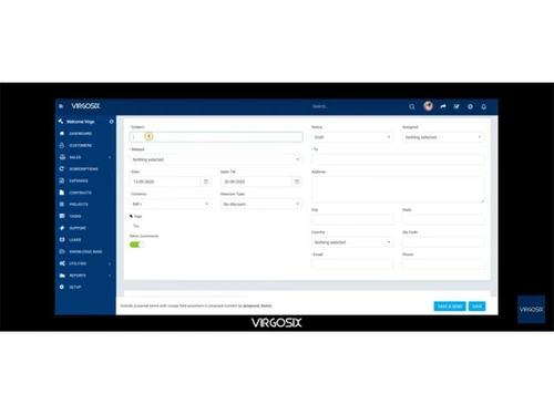virgosix dashboard