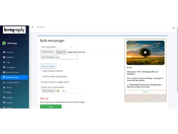 kwiqreply bulk messenger