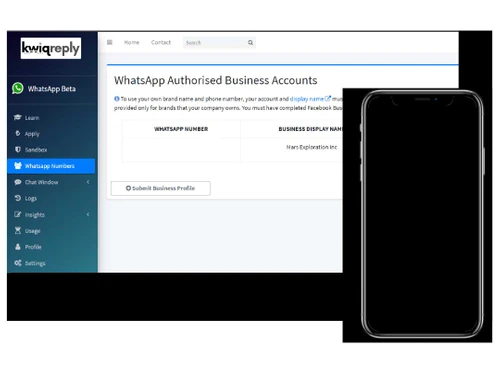 kwiqreply numbers