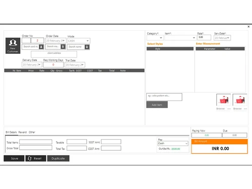 tailormate invoicing