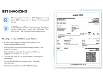 ledgers gst invoicing