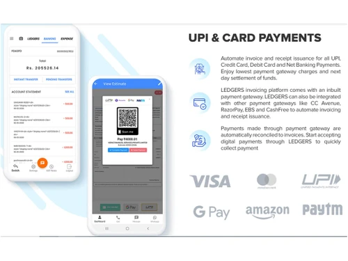 ledgers upi and card payments