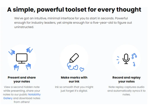 notability simple and powerful tool