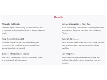 effitrac asset management business intelligence