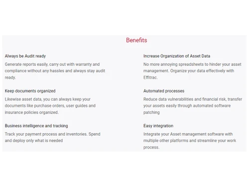 effitrac asset management business intelligence