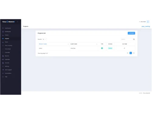 timewatchr project list