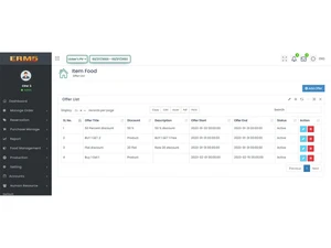 erm5 restaurant food management