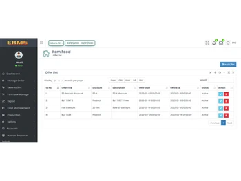 erm5 restaurant food management